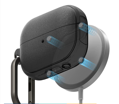 Ringke Magnetic Case for Galaxy Buds 3 / Buds 3 Pro – Snap-On Onyx Series, MagSafe-Ready