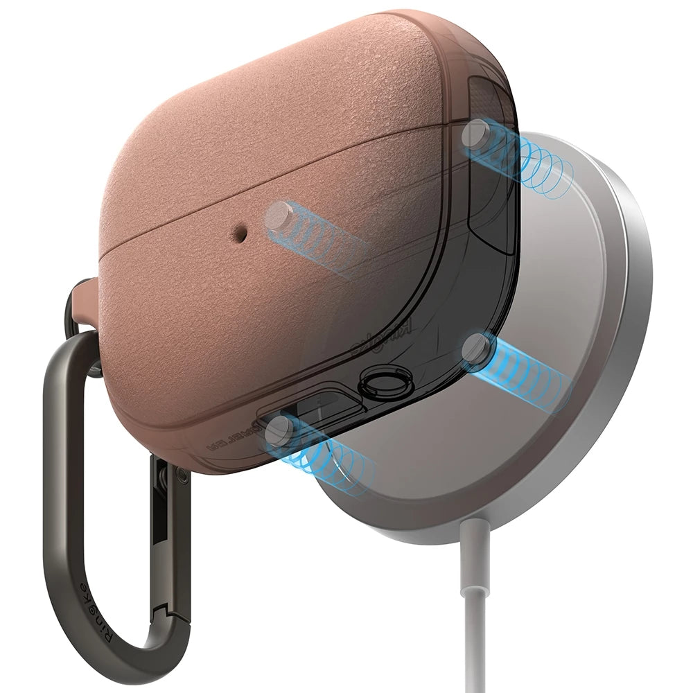 Ringke Magnetic Case for Galaxy Buds 3 / Buds 3 Pro – Snap-On Onyx Series, MagSafe-Ready