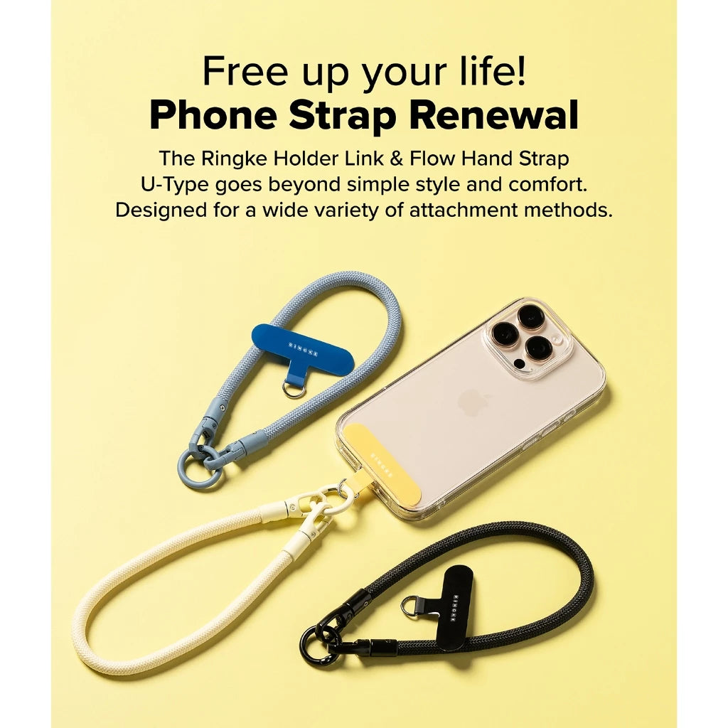 Ringke Holder Link & Flow Hand Strap U-Type for Smartphone Cases