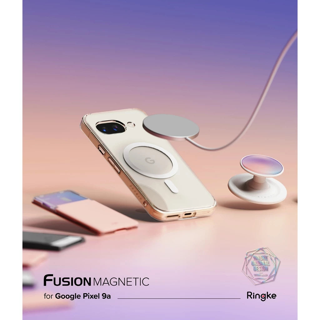 Ringke Fusion Magnetic Case for Pixel 9a | MagSafe Compatible Clear Shockproof Cover