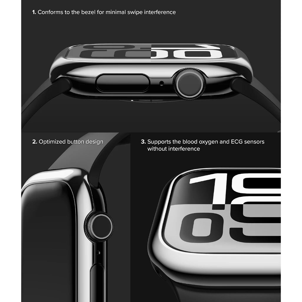 Ringke Bezel Styling for Apple Watch 10 46mm Frame Protection - Metal Smartwatch Accessory