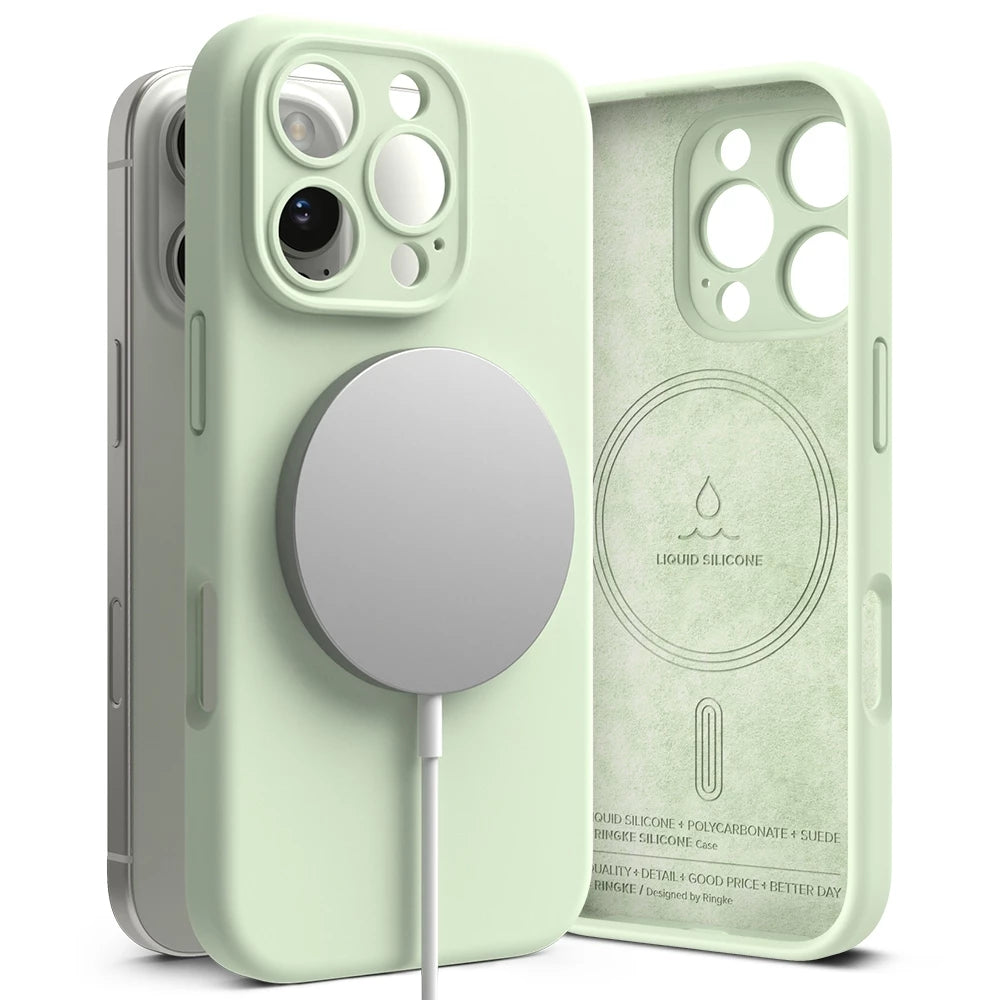 Ringke Silicone Magnetic Case for Apple iPhone 16 Pro