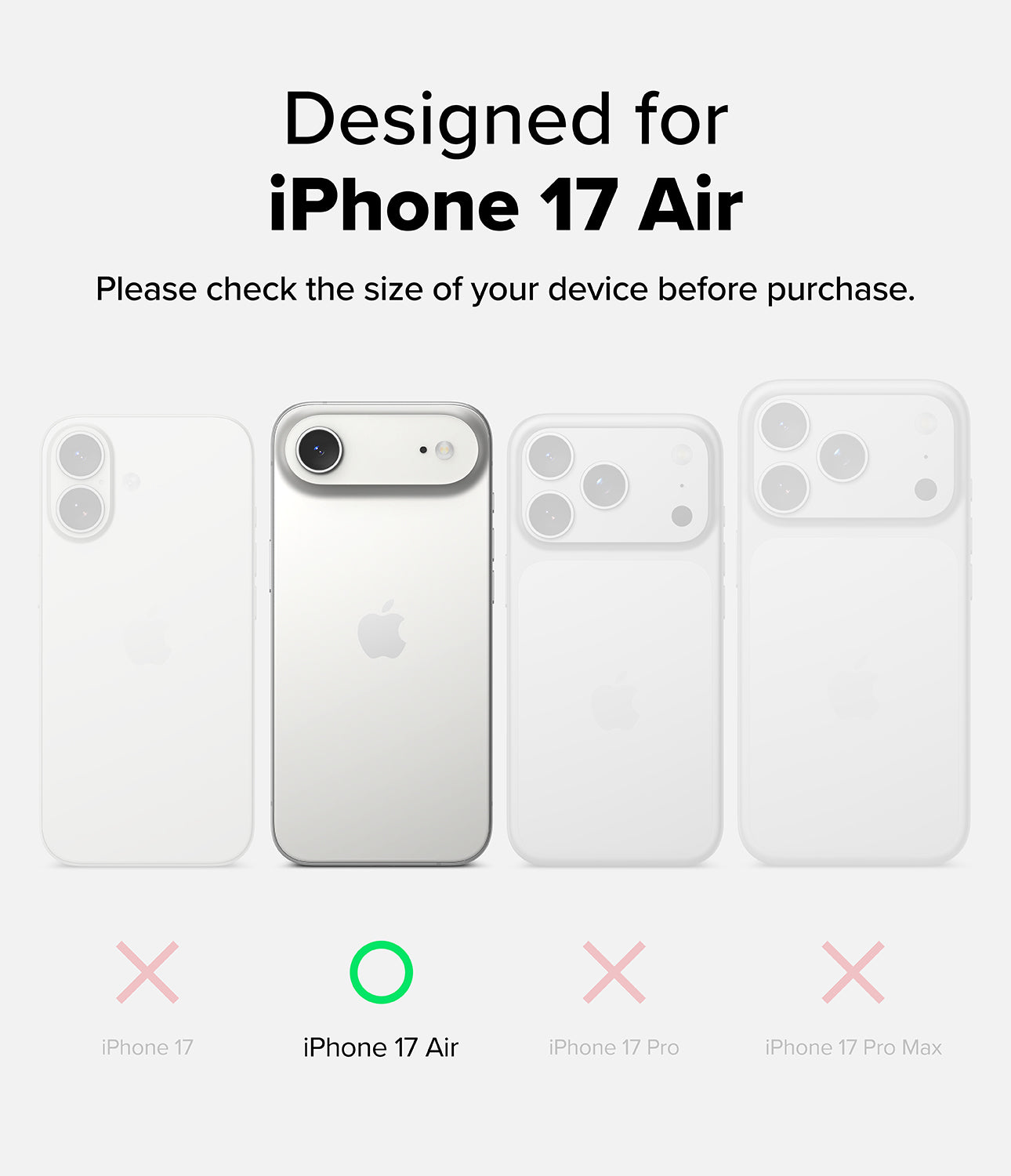 Ringke Fusion X Case for Apple iPhone 17 Air