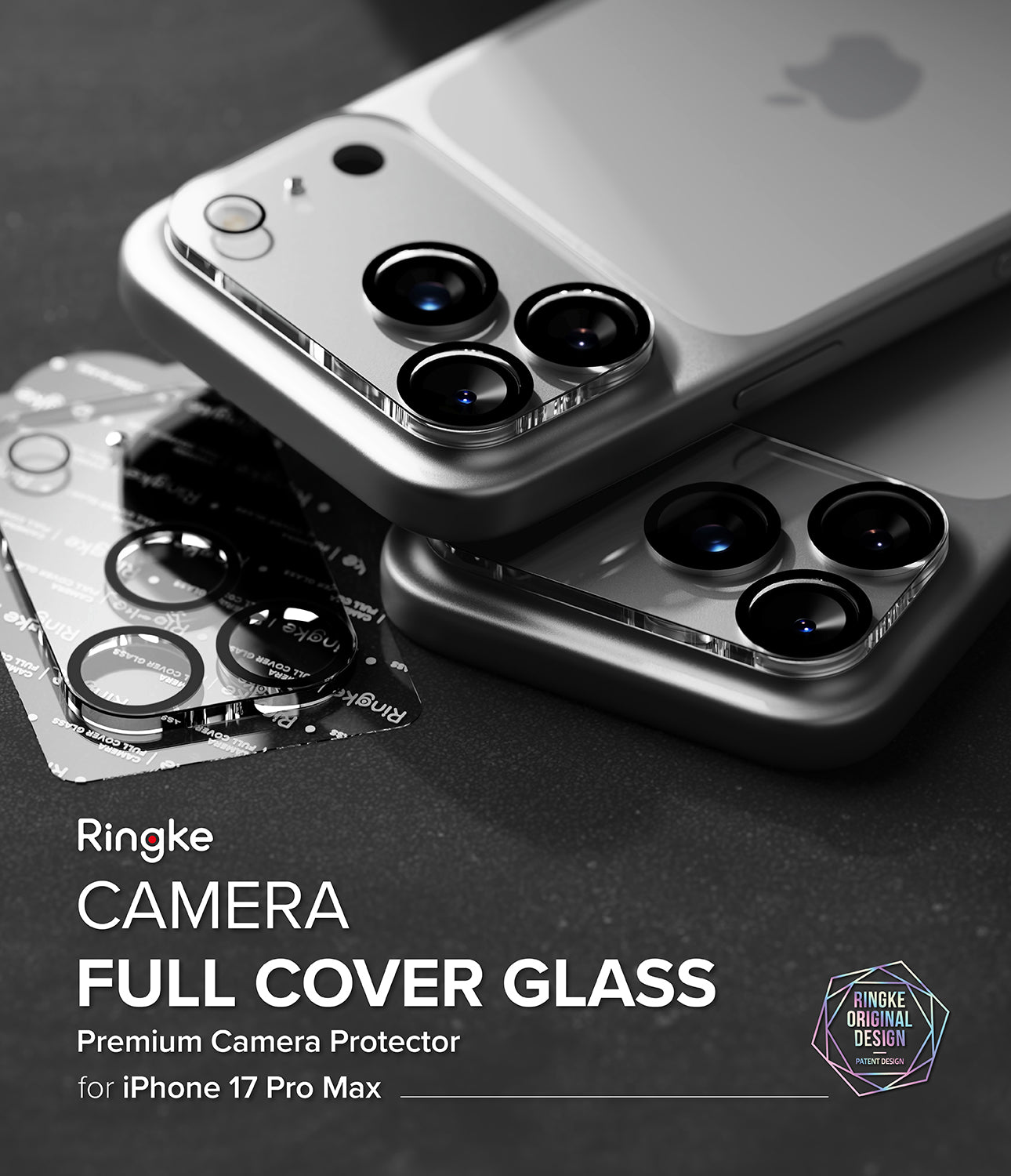 Ringke Camera Full Tempered Glass Protector for Apple iPhone 17 Pro Max