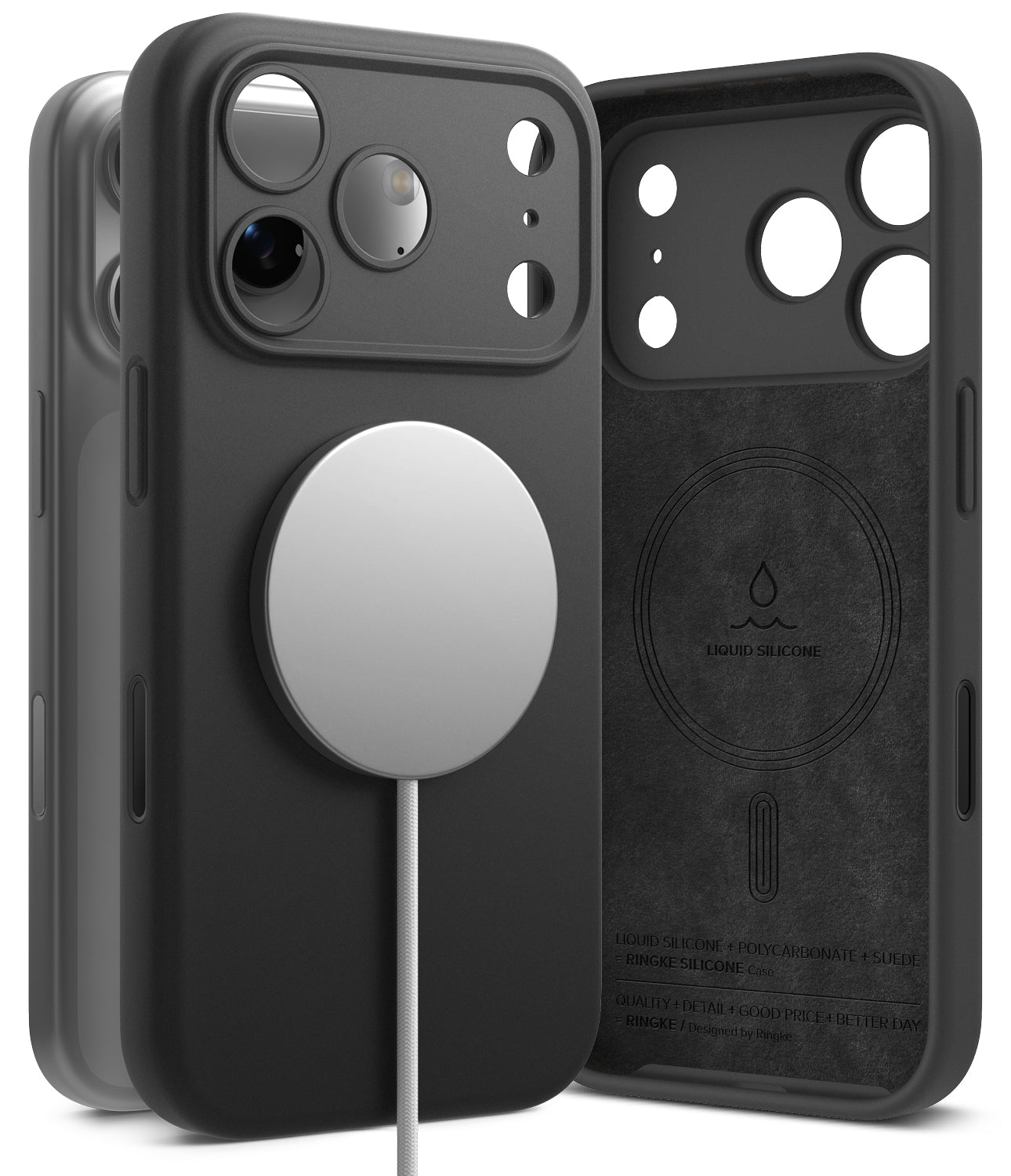 Ringke Silicone Magnetic Case for Apple iPhone 17 Pro Max