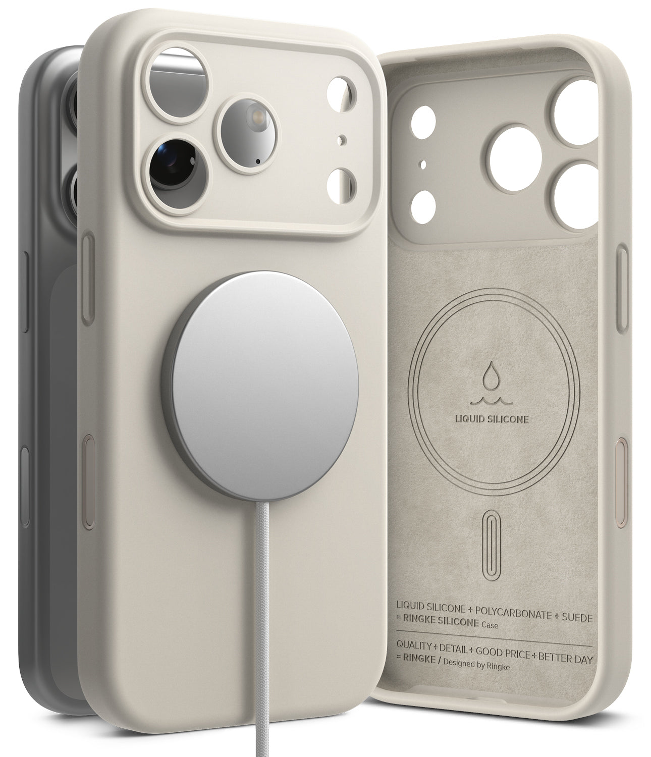 Ringke Silicone Magnetic Case for Apple iPhone 17 Pro Max