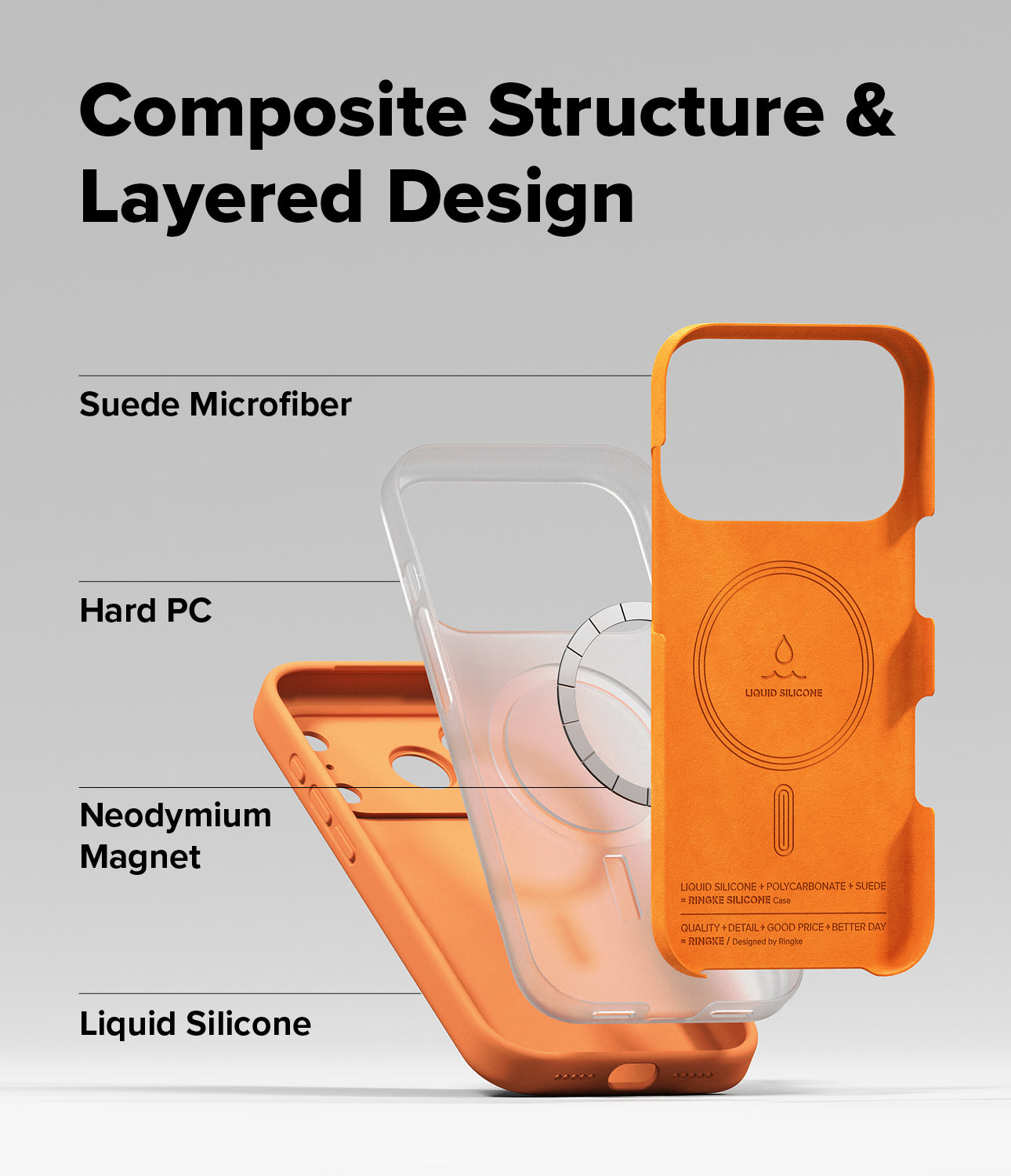 Ringke Silicone Magnetic Case for Apple iPhone 17 Pro Max