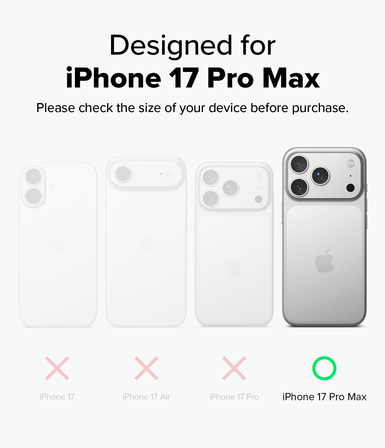 Ringke Silicone Magnetic Case for Apple iPhone 17 Pro Max