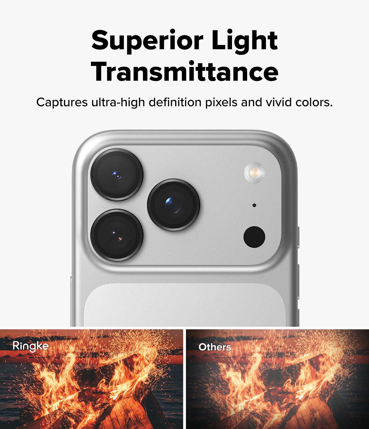 Ringke Camera Lens Frame Protector for Apple iPhone 17 Pro Max / iPhone 17 Pro