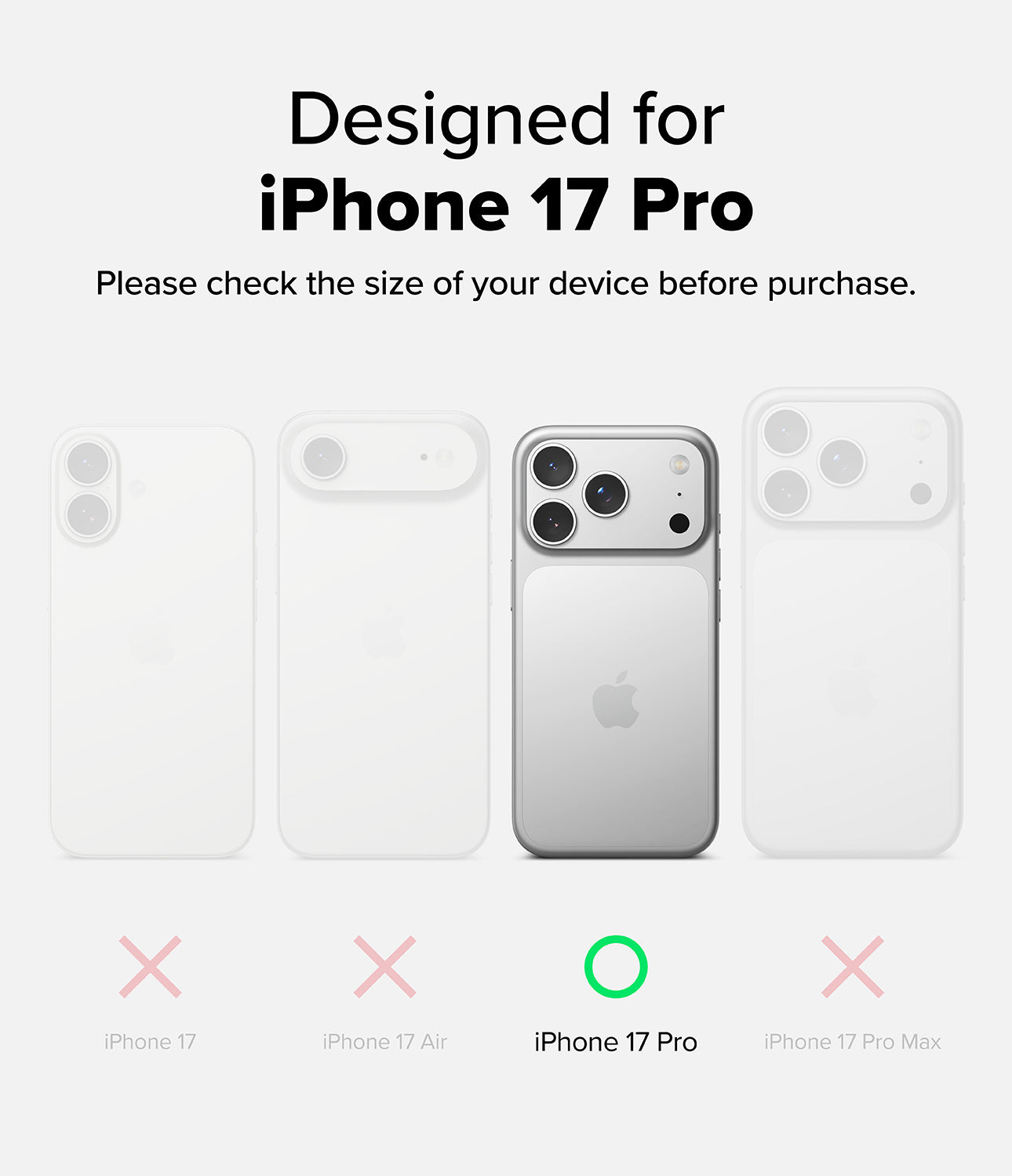 Ringke Fusion Design Case for Apple iPhone 17 Pro
