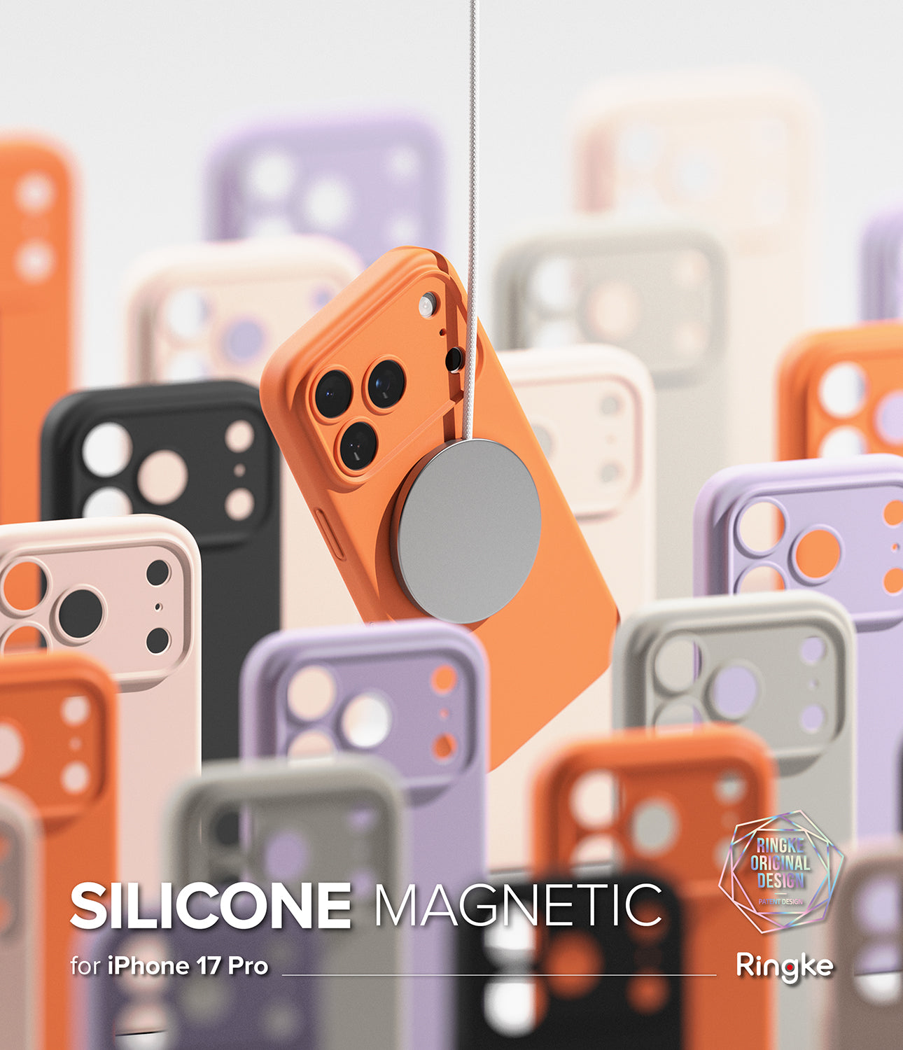 Ringke Silicone Magnetic Case for Apple iPhone 17 Pro
