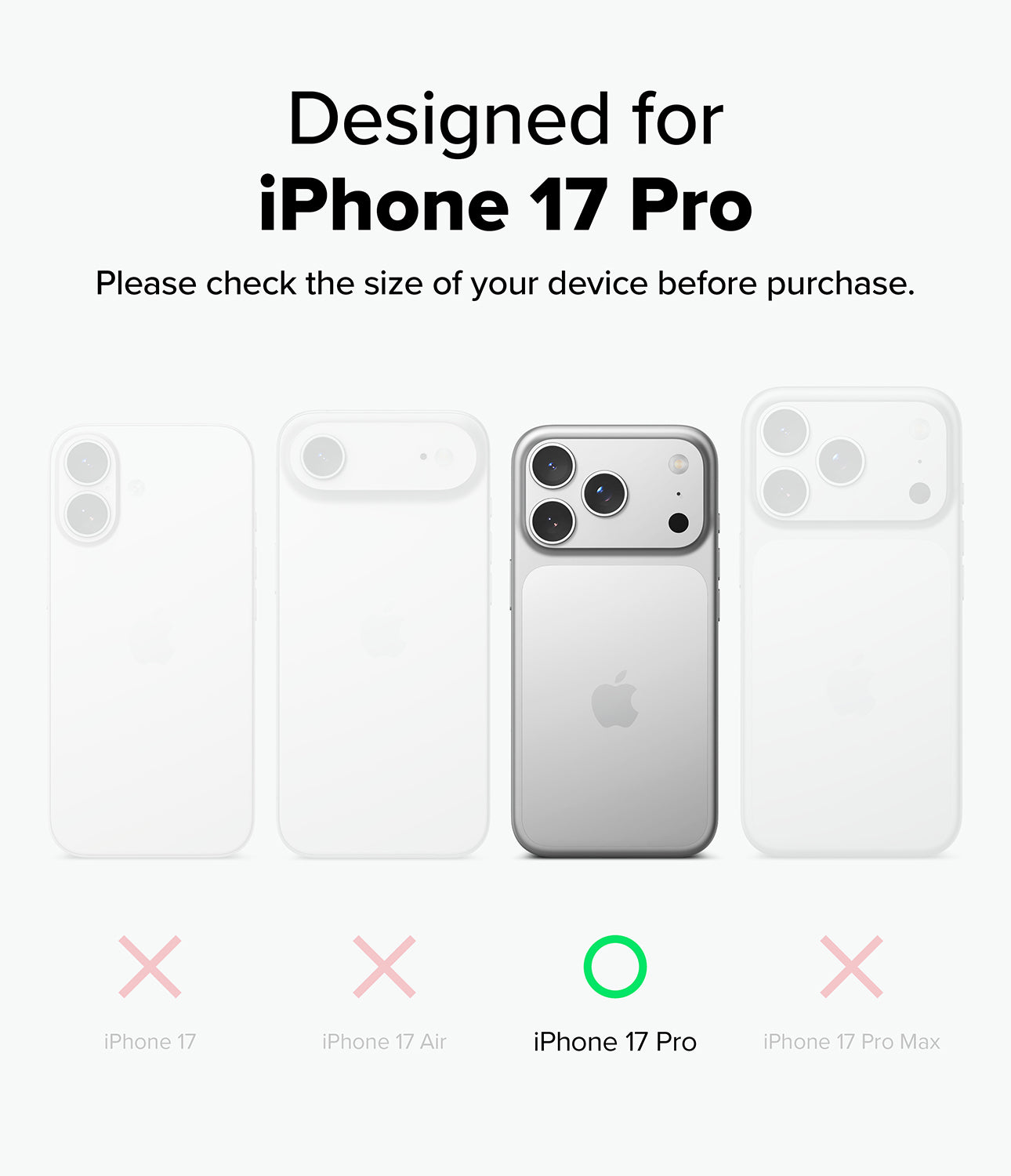 Ringke Silicone Magnetic Case for Apple iPhone 17 Pro