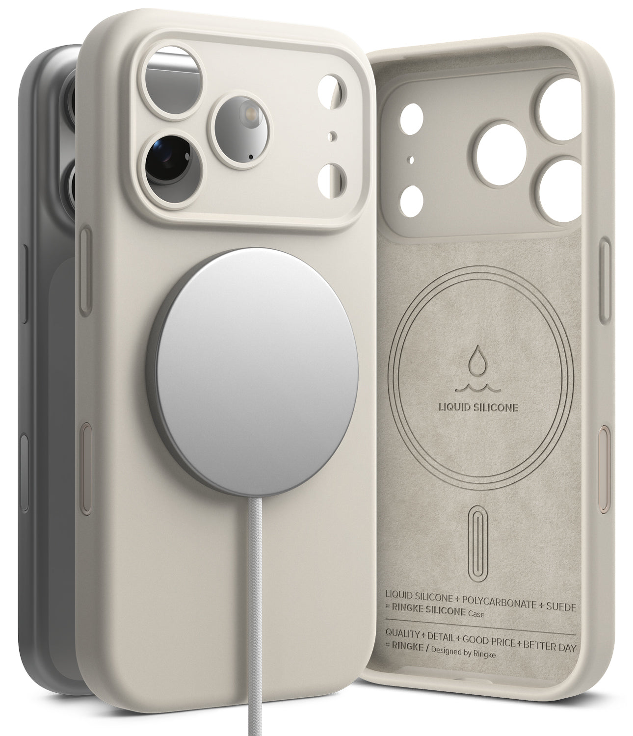Ringke Silicone Magnetic Case for Apple iPhone 17 Pro