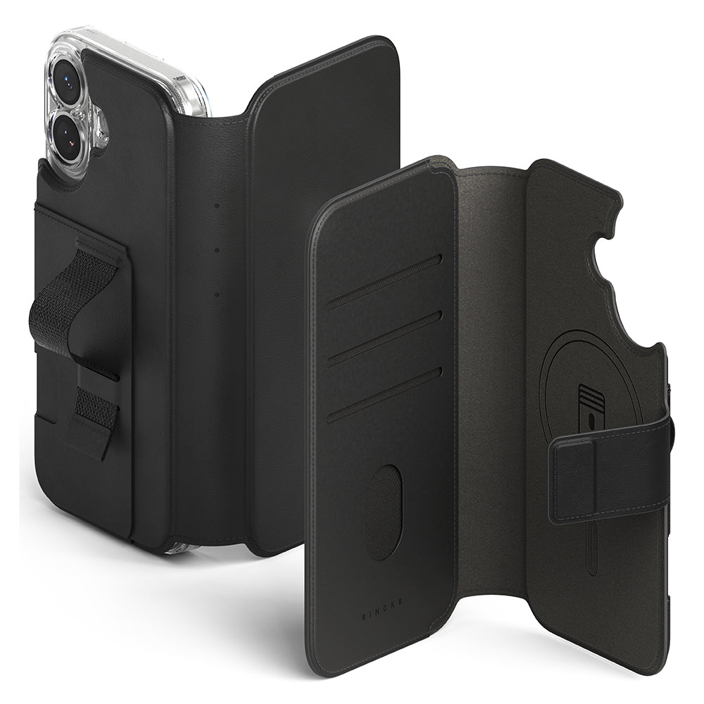 Ringke Folio Grip Wallet Magnetic Case for Apple iPhone 17 / iPhone 16