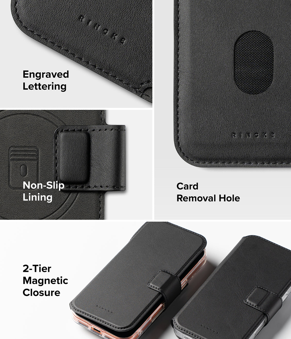 Ringke Folio Grip Wallet Magnetic Accessory for Apple iPhone 18 Pro / iPhone 17 Pro