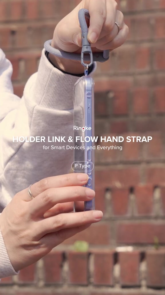 Ringke Holder Link & Flow Hand Strap P-Type for Smartphone Cases