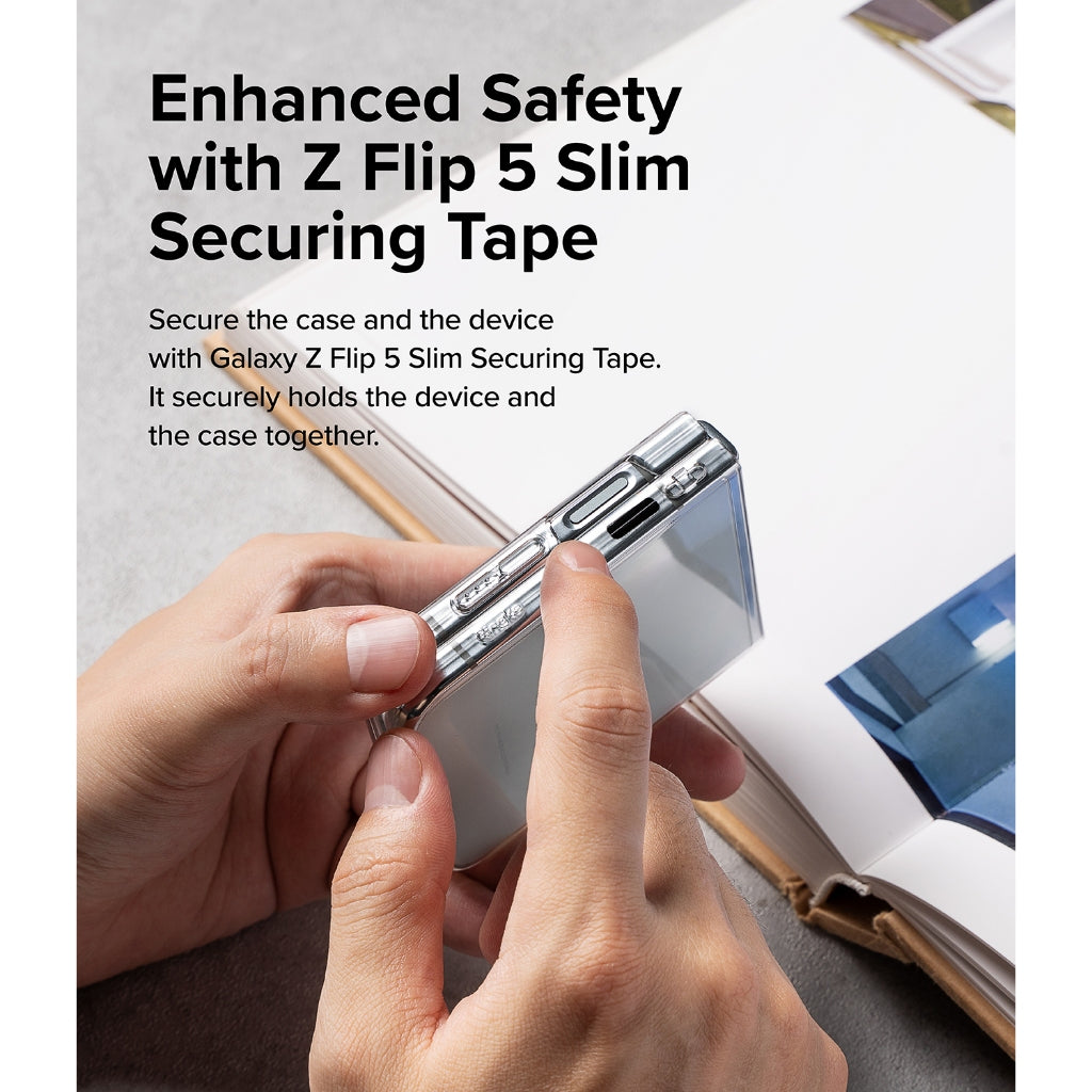 Ringke Securing Tape for Z Flip 5 Slim Case - Non-Slip Extra Sticker for Ringke Slim Case