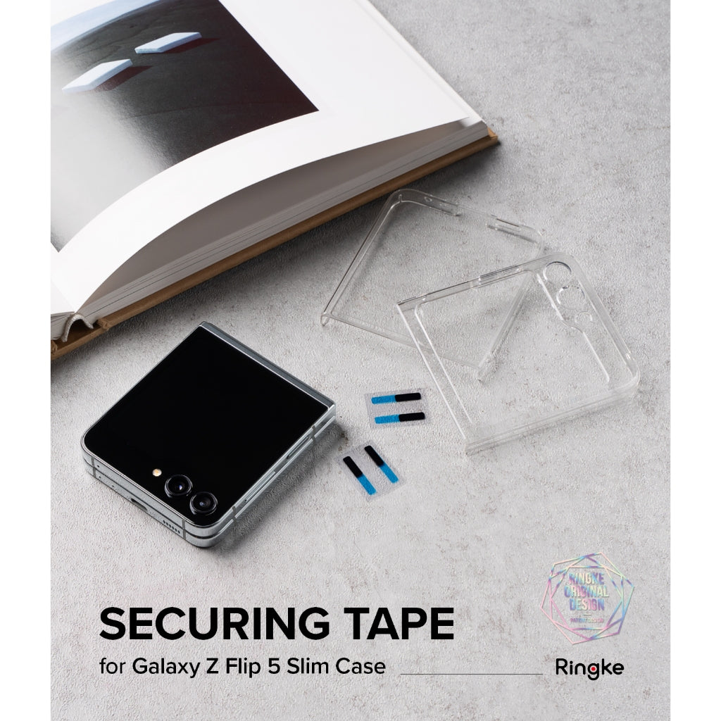 Ringke Securing Tape for Z Flip 5 Slim Case - Non-Slip Extra Sticker for Ringke Slim Case