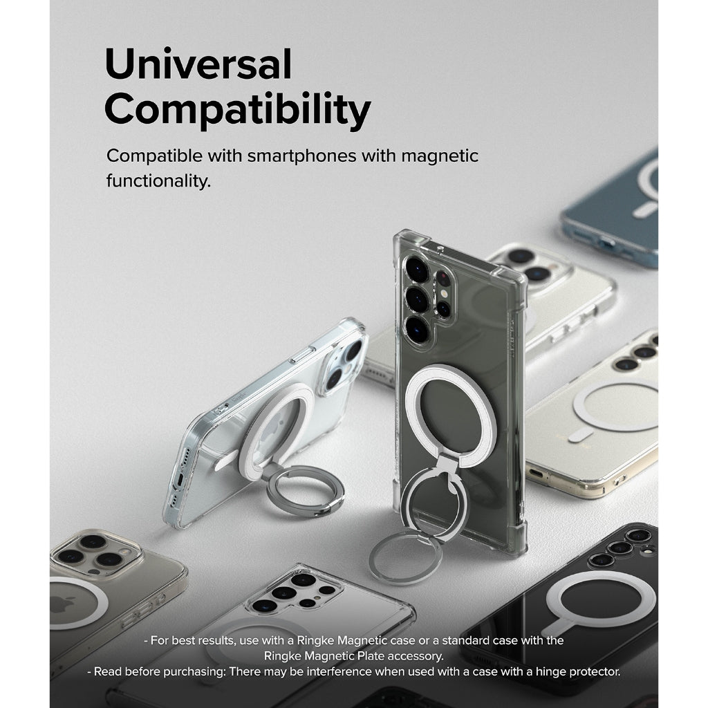 Ringke Smart Ring Magnetic - Detachable Foldable Multi-Functional 3-Tier Ring Holder