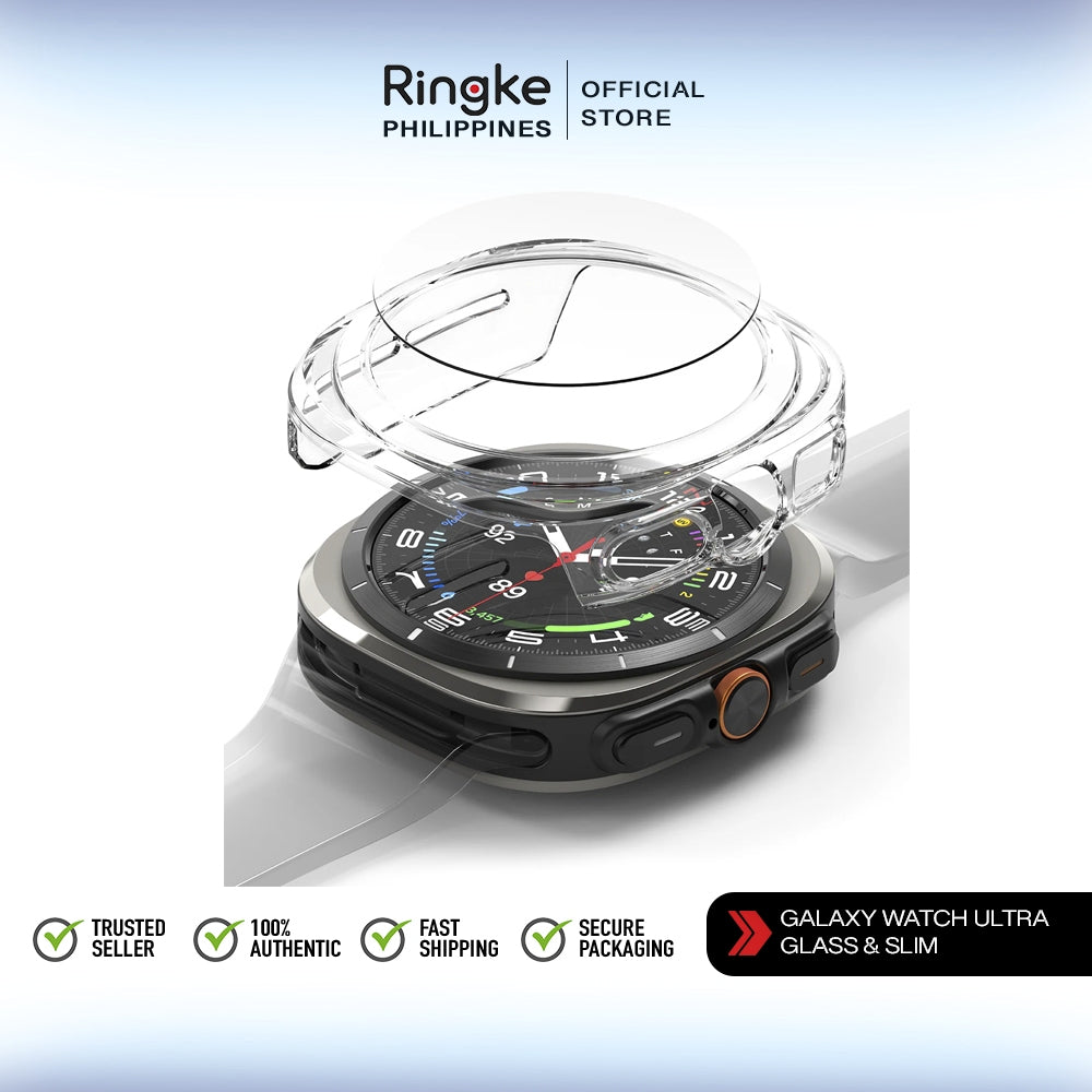 Ringke Slim Case and Glass Protector for Samsung Galaxy Watch Ultra 47mm
