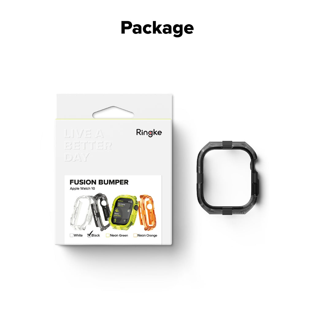 Ringke Fusion Bumper Case for Apple Watch 10 42mm - Accessory for Apple Watch - No Actual Watch