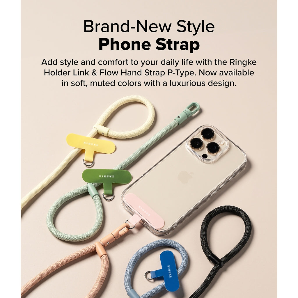 Ringke Holder Link & Flow Hand Strap P-Type for Smartphone Cases