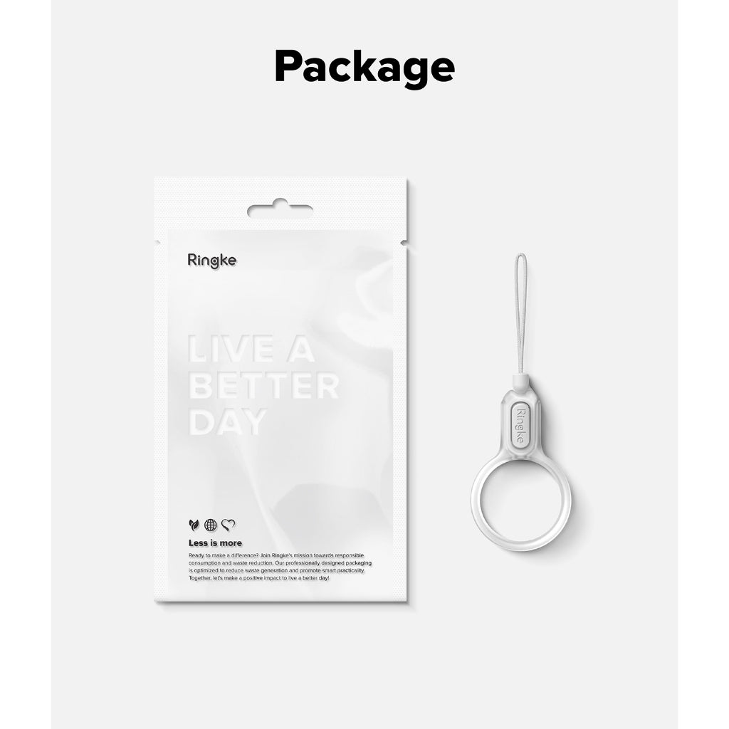 Ringke Buckle Finger Ring Strap - Universal Ring-Shaped Lanyard Strap