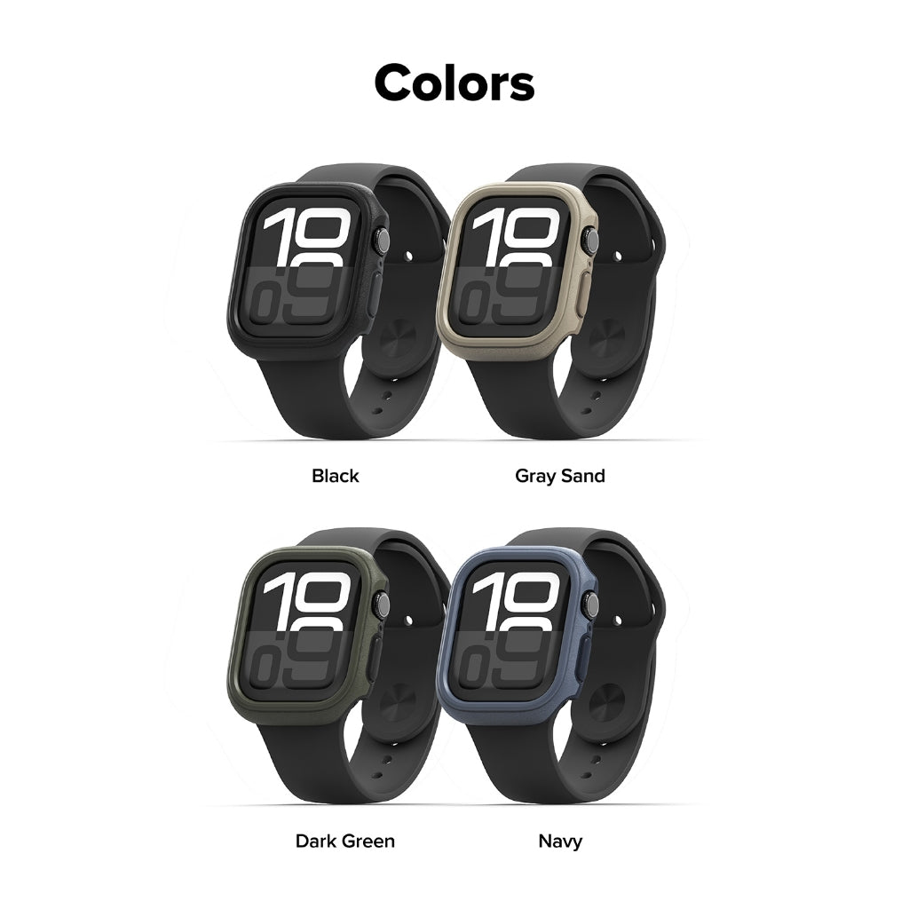 Ringke Onyx Case Compatible for Apple Watch 10 46mm PC and TPU Hybrid Protective Cover