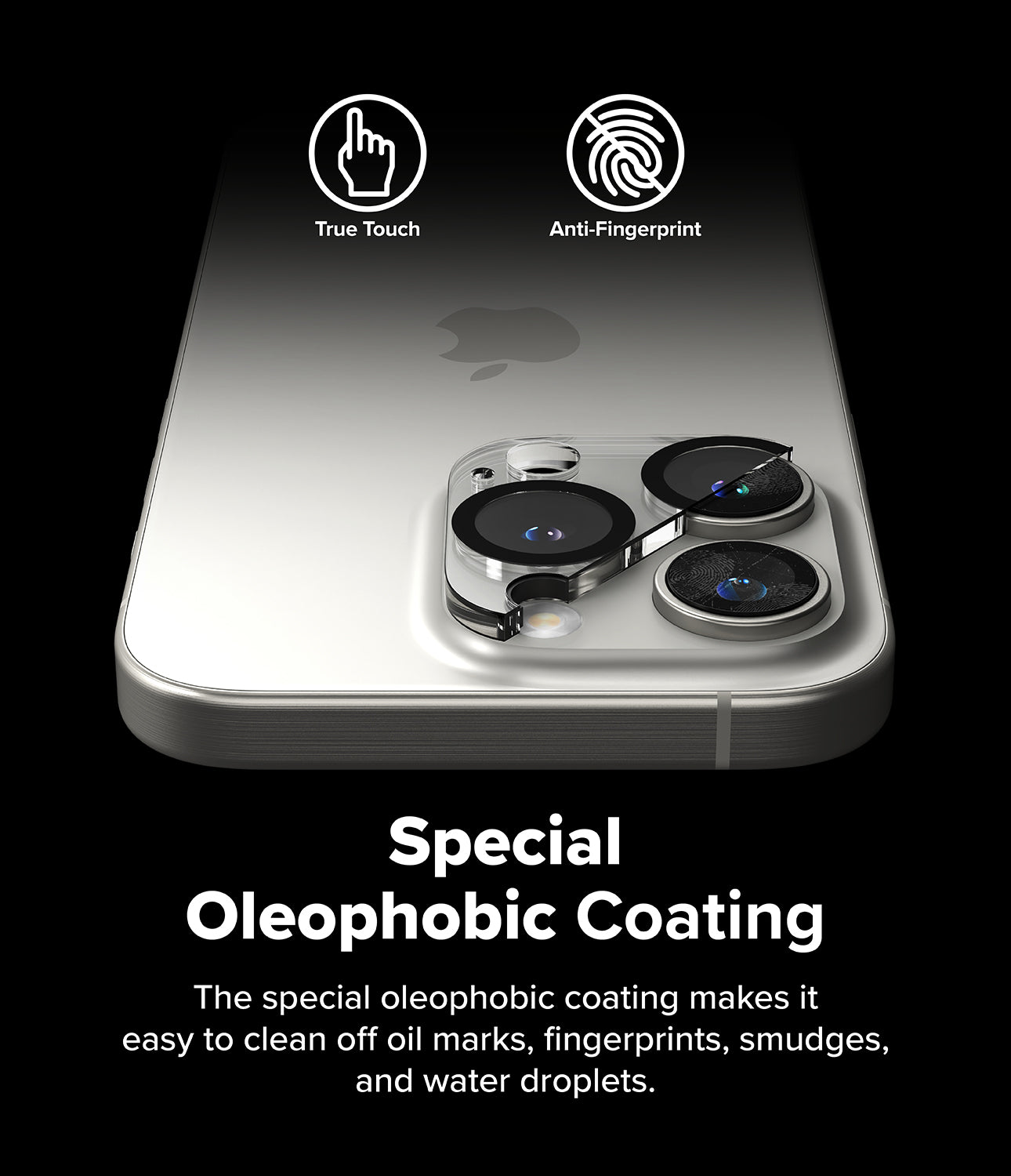 Ringke Camera Tempered Glass Protector for Apple iPhone 16 Pro / iPhone 16 Pro Max