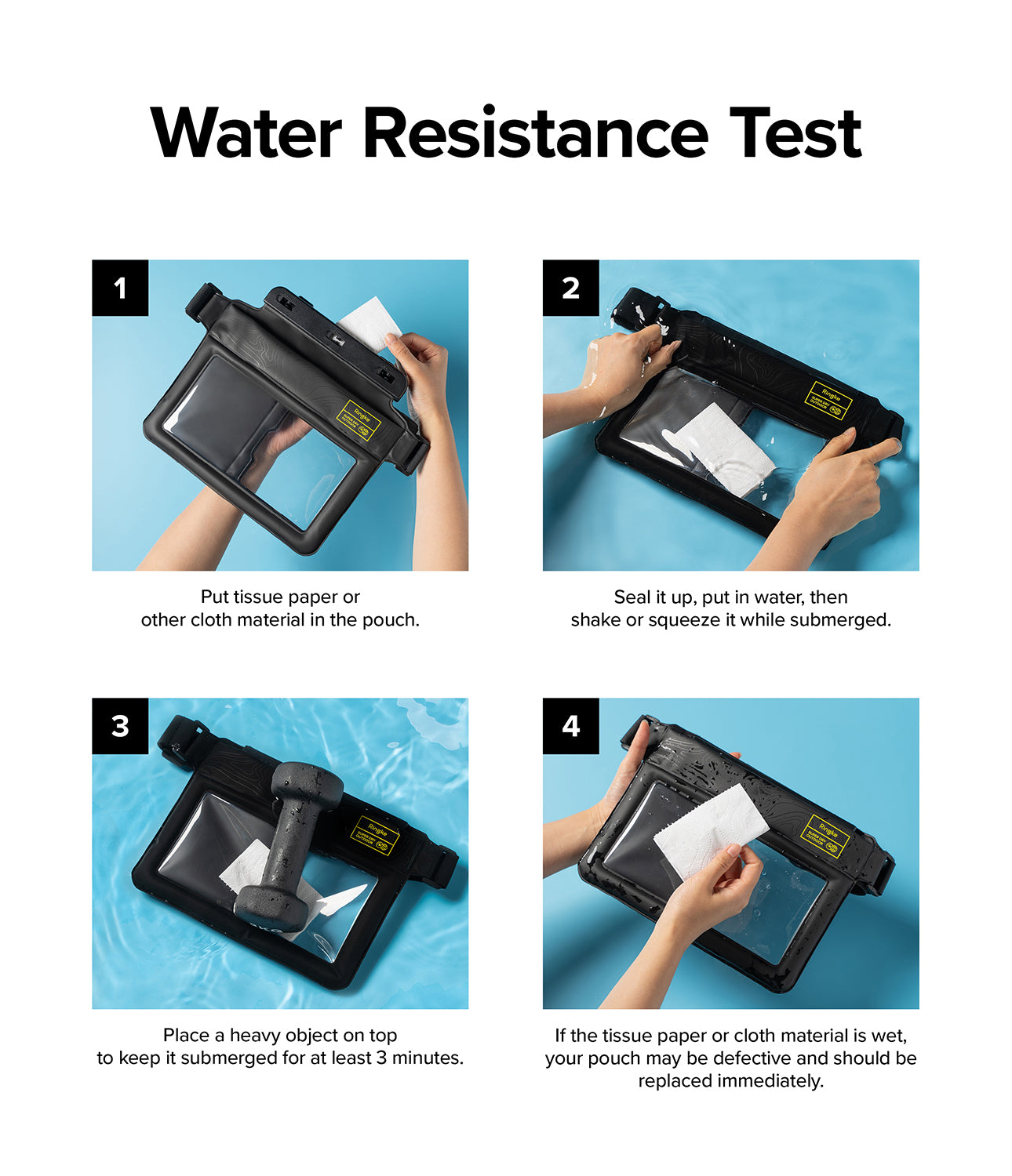 Ringke Waterproof Pouch Case - Sling Bag Design