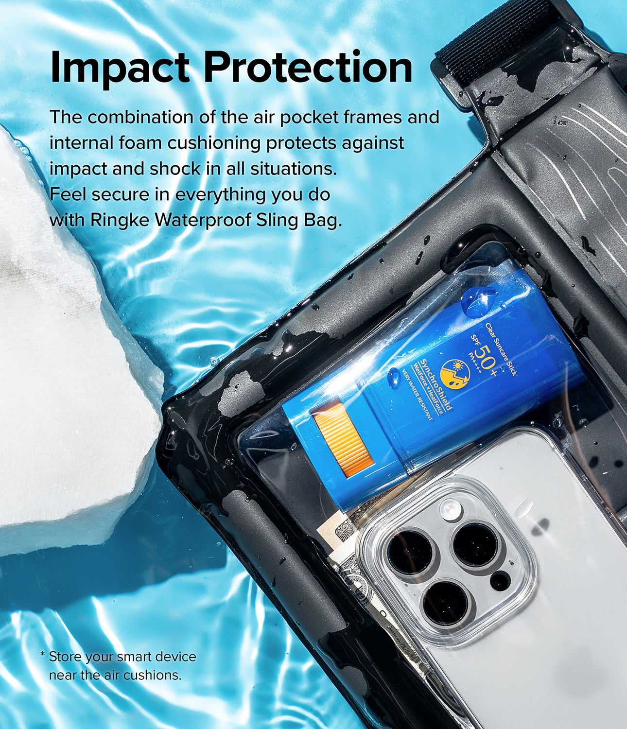Ringke Waterproof Pouch Case - Sling Bag Design