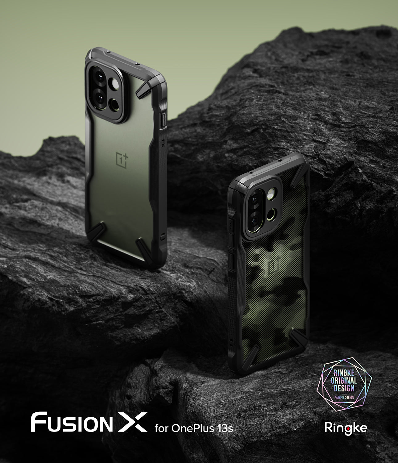 Ringke Fusion X Case for OnePlus 13s | Transparent Back + TPU Bumper Cover