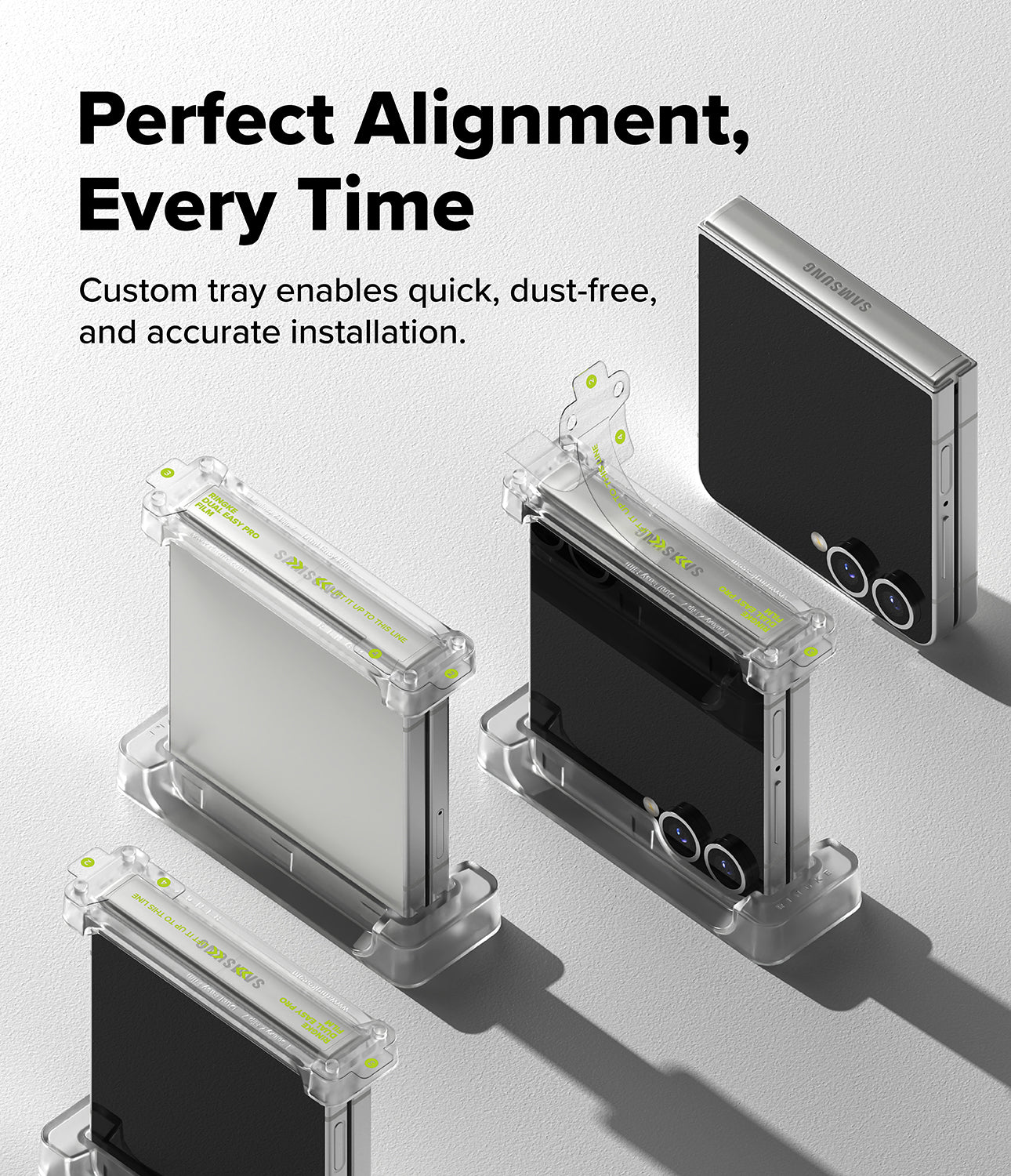 Ringke Hinge Dual Easy Pro Film Screen Protector for Samsung Galaxy Z Flip 7