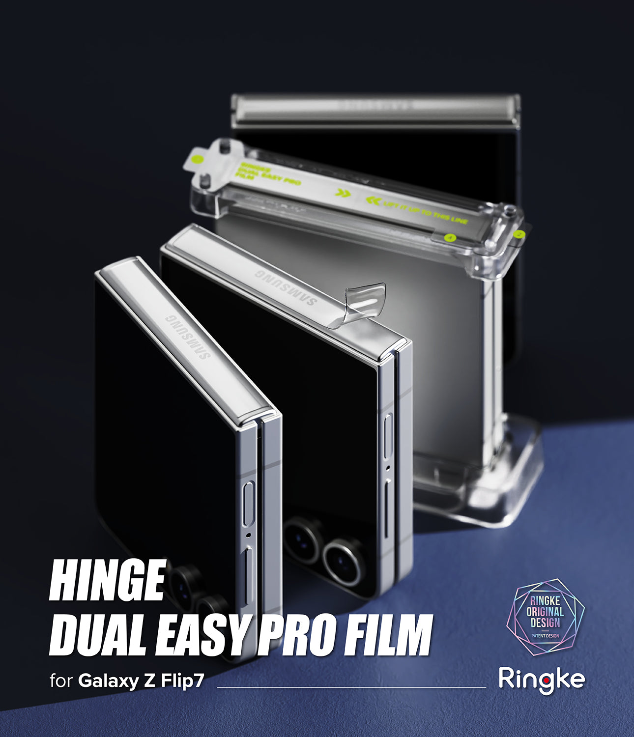 Ringke Hinge Dual Easy Pro Film Screen Protector for Samsung Galaxy Z Flip 7