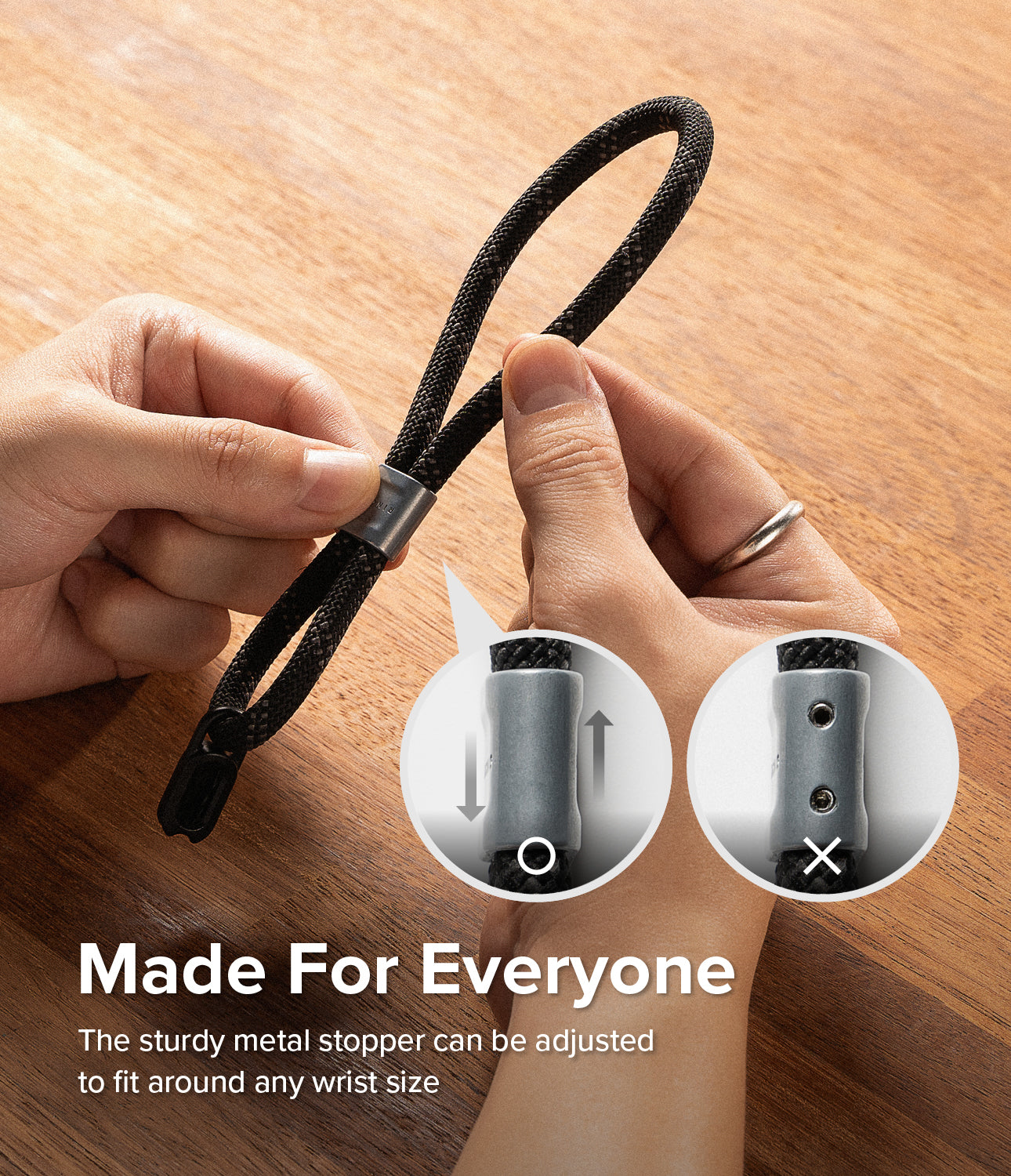 Ringke Rope Hand Strap Compatible for Smartphones and more