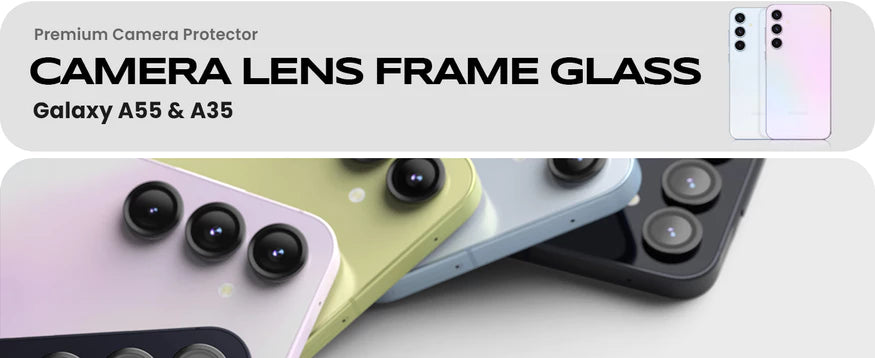 Ringke Camera Lens Frame Glass Protector for Samsung Galaxy A35 / Galaxy A55