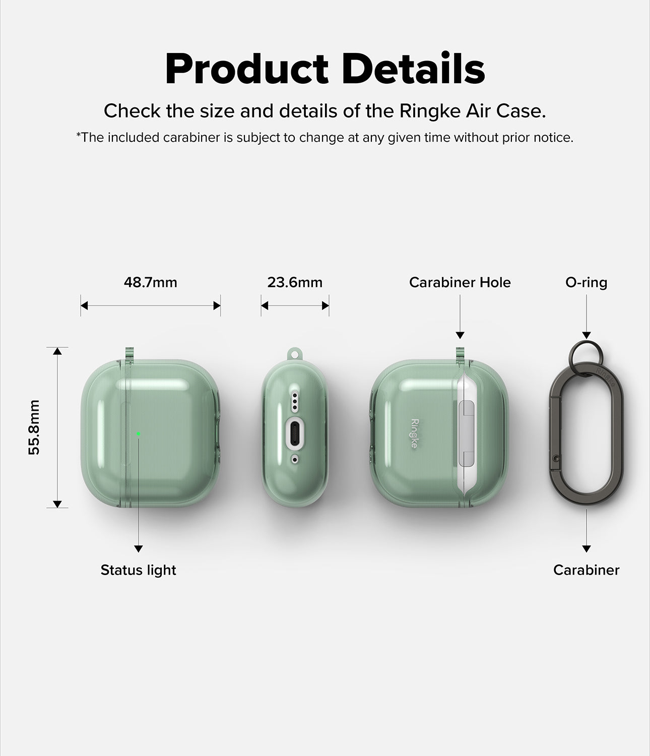 Ringke Air Case for Apple Airpods 4 - Lightweight Cover for Airpods 4th Gen - No Airpods Included