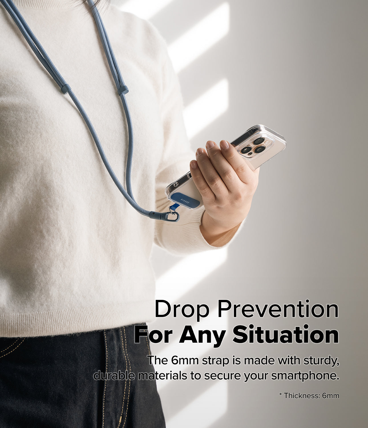 Ringke Holder Link & Flow Shoulder Strap Y-Type for Smartphone Cases