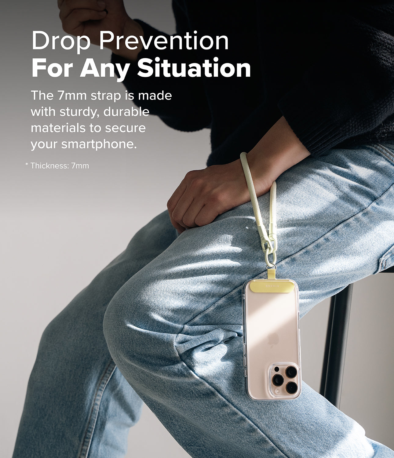 Ringke Holder Link & Flow Hand Strap U-Type for Smartphone Cases