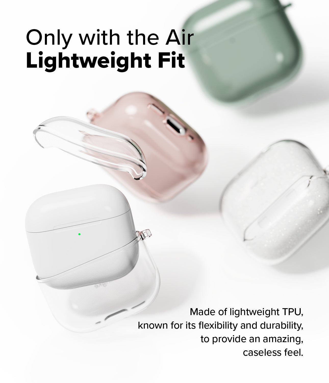 Ringke Air Case for Apple Airpods 4 - Lightweight Cover for Airpods 4th Gen - No Airpods Included