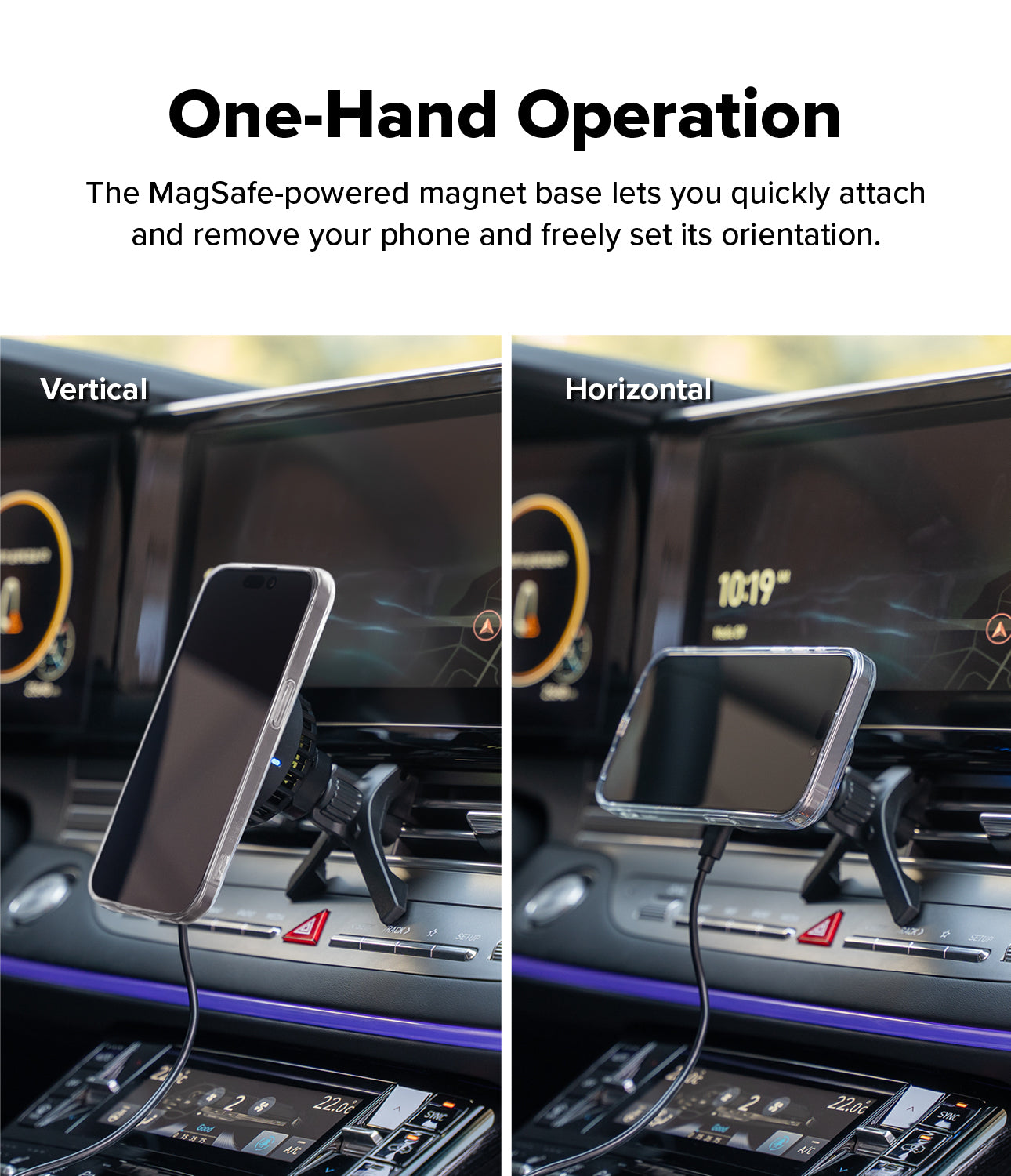 Ringke Qi2 Peltier Magnetic Car Charger Mount