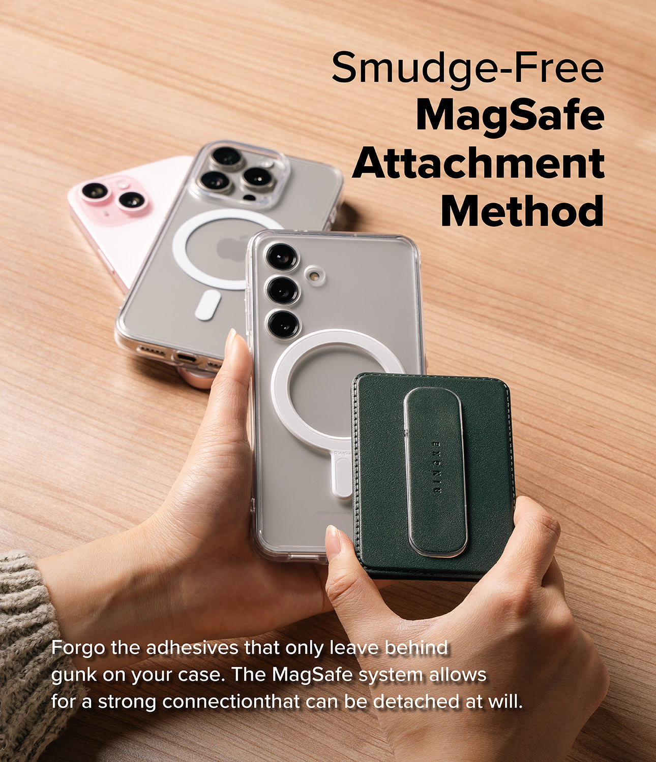 Ringke Slide Grip Wallet Magnetic Card Holder