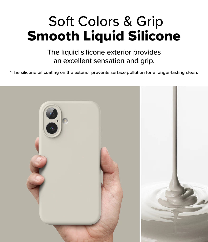 Ringke Silicone Magnetic Case for Apple iPhone 16