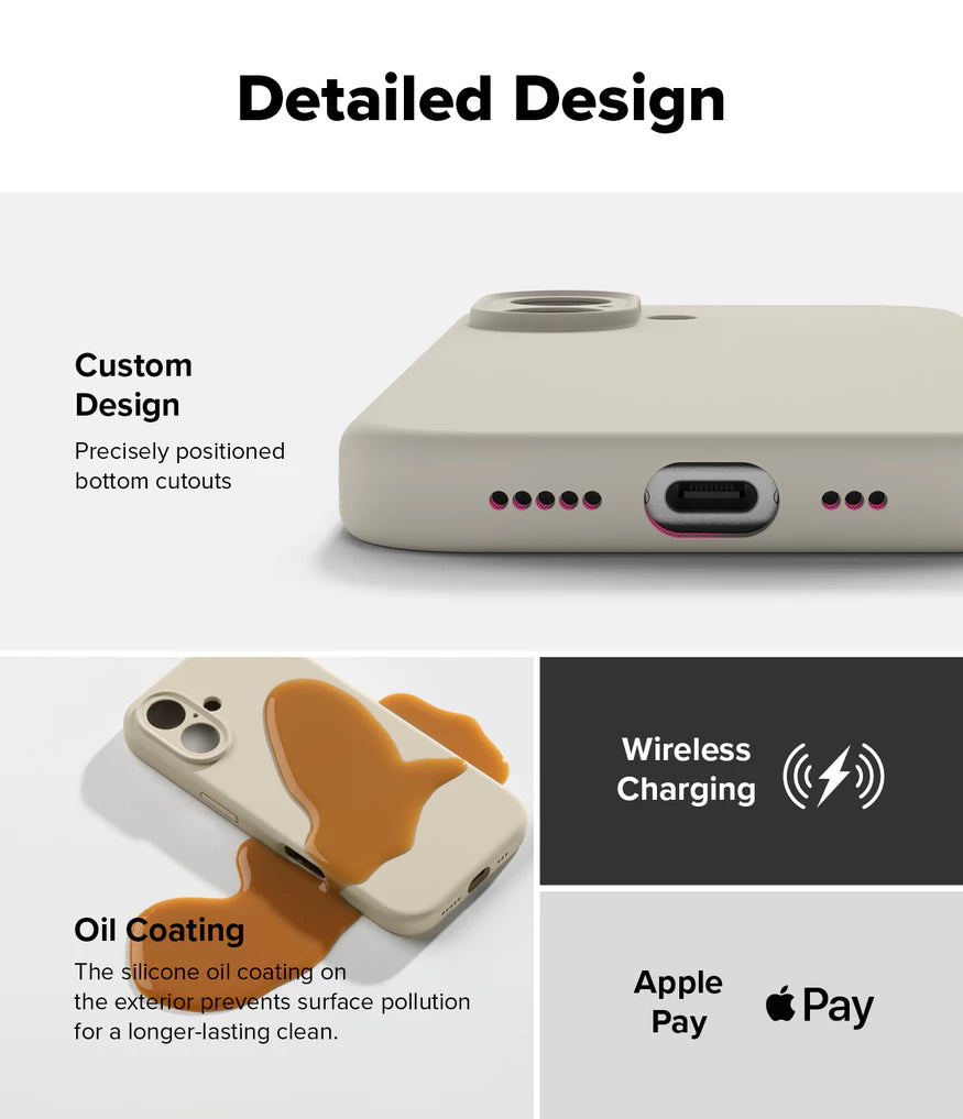 Ringke Silicone Magnetic Case for Apple iPhone 16