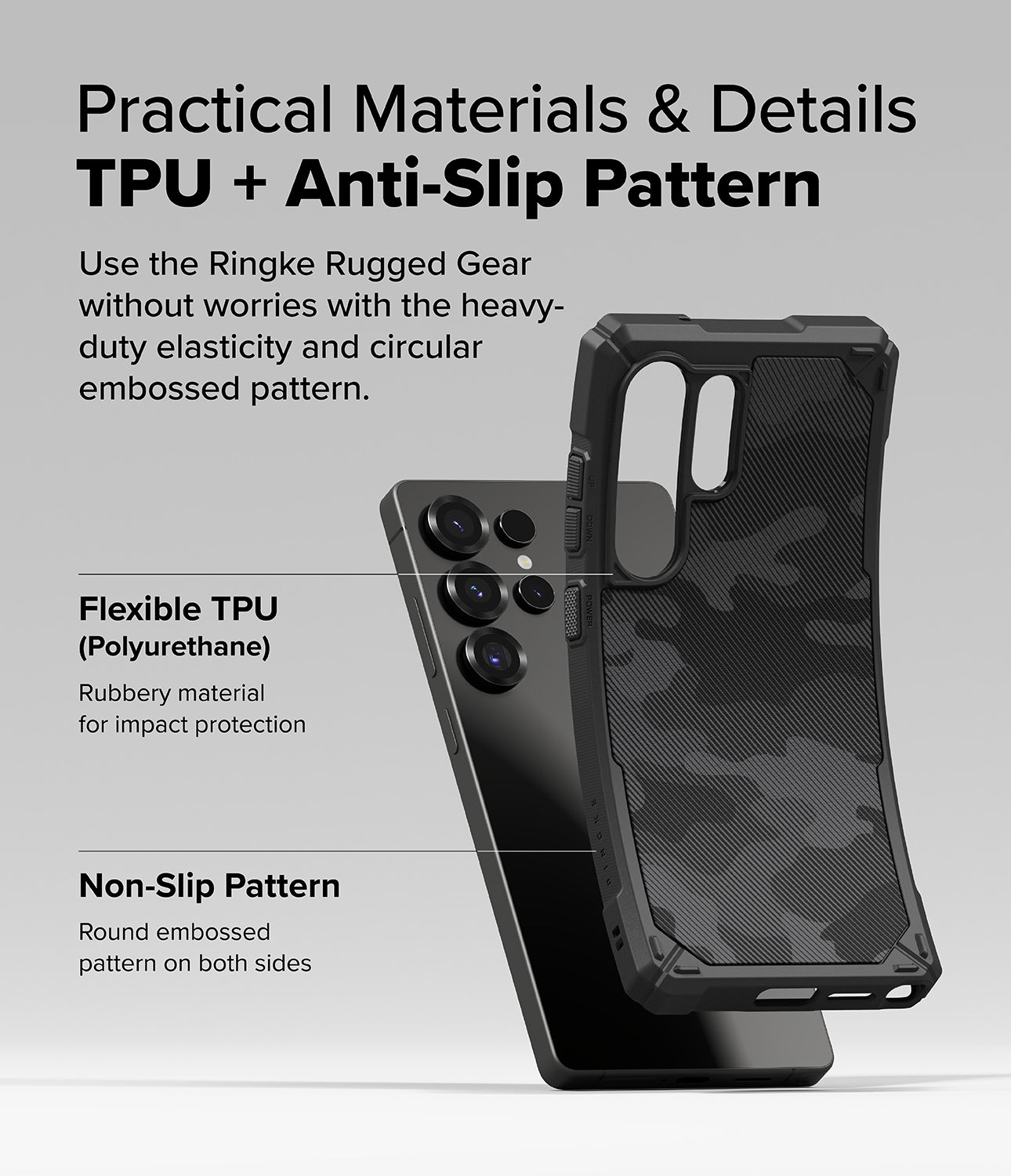 Ringke Rugged Gear Case for Samsung Galaxy S25 Ultra
