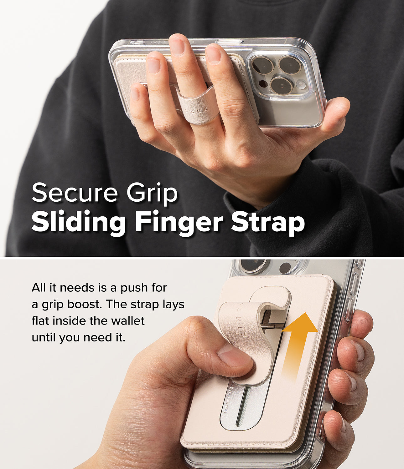 Ringke Slide Grip Wallet Magnetic Card Holder