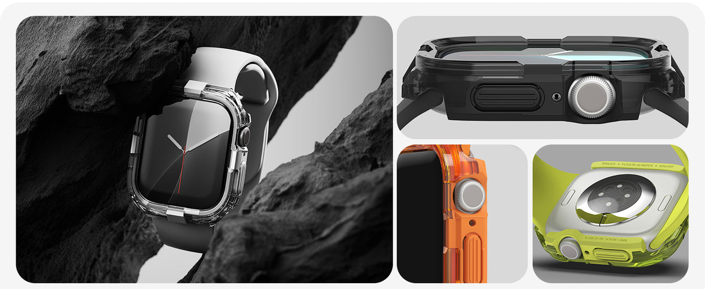Ringke Fusion Bumper Case for Apple Watch 10 42mm - Accessory for Apple Watch - No Actual Watch