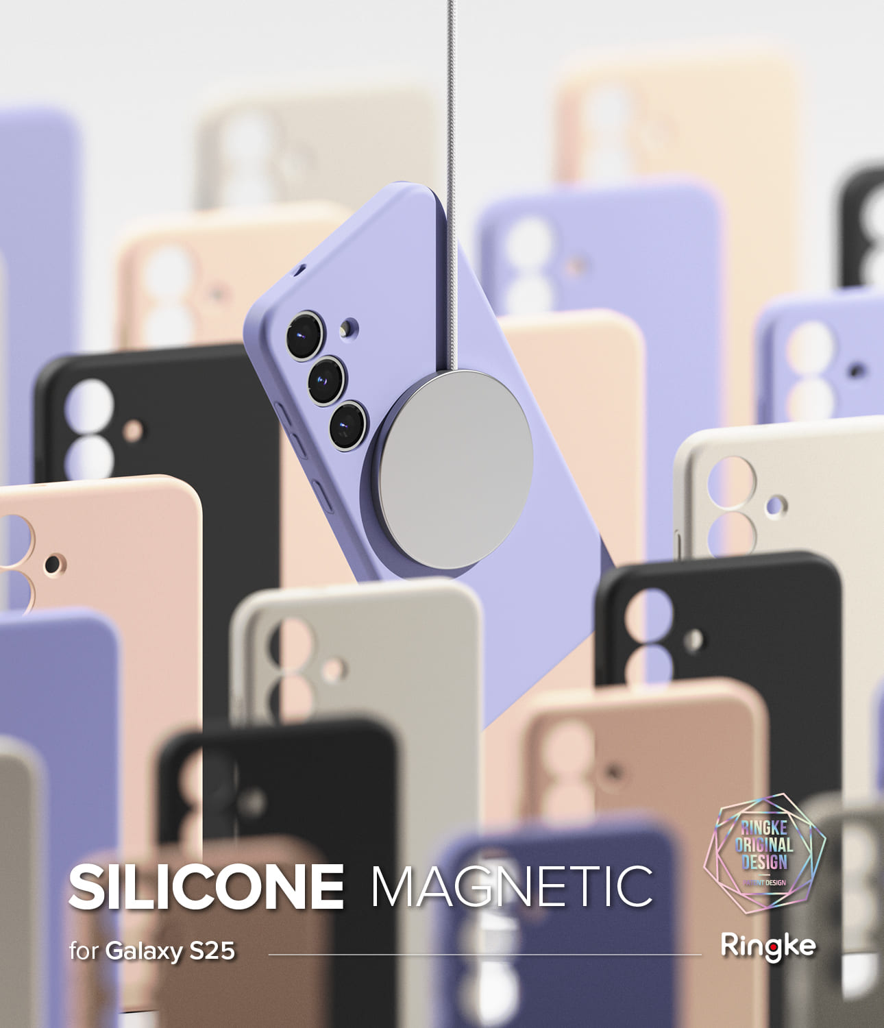 Ringke Silicone Magnetic Case for Samsung Galaxy S25