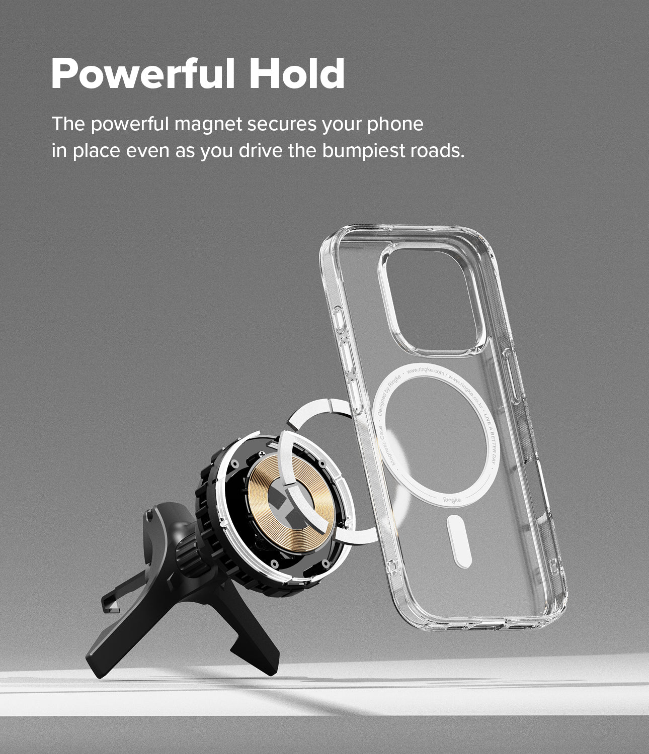 Ringke Qi2 Peltier Magnetic Car Charger Mount