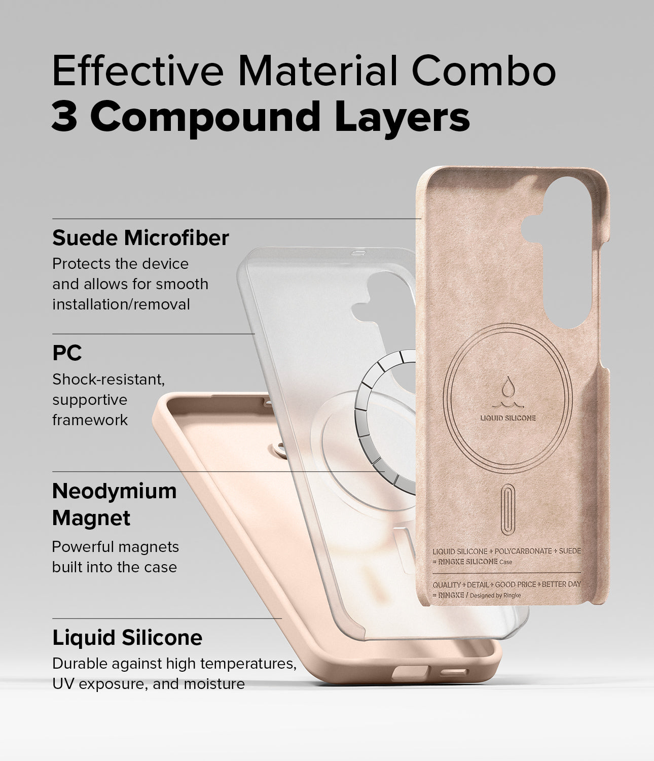 Ringke Silicone Magnetic Case for Samsung Galaxy S25 Plus